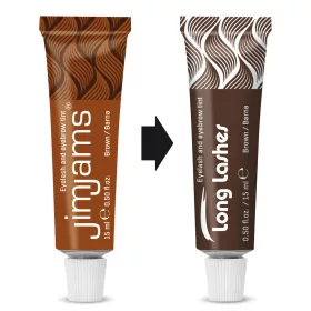 JimJams szempilla es szemoldokfestek BARNA 15ml