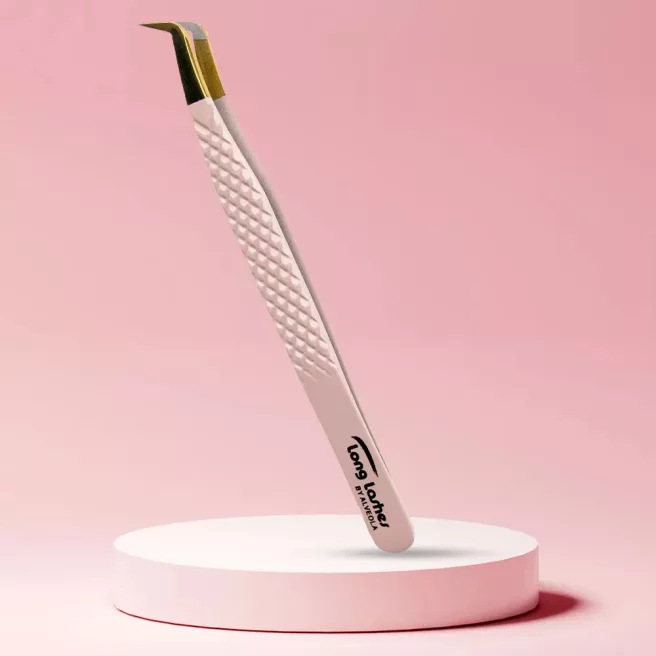 Long Lashes Pro Fiber Slim Volume csipesz Arany fe
