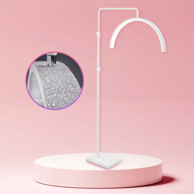 Long Lashes Luxury Moon Pro szempillas lampa feher