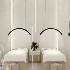 Long Lashes mennyezeti Moon Pro szempillás lámpa- fekete