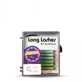 Long Lashes szempilla FLUORESZKALO MIX pilla KEK C