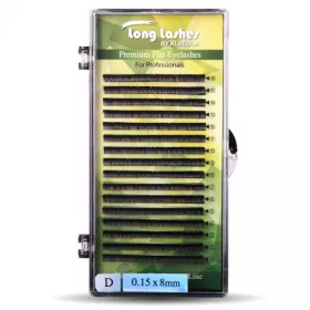 Long Lashes Flat pilla D 015 8mm