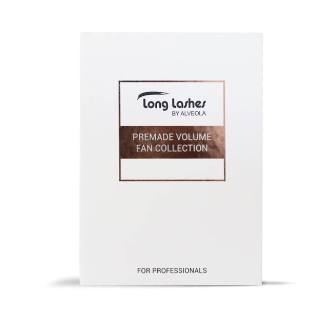 Long Lashes 4D Premium Promade Volume Fans CC/0,05 9mm