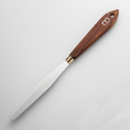 Rozsdamentes keskeny acél spatula 22,5cm