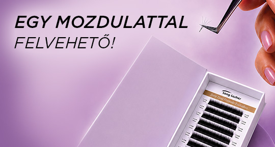 Egy mozdulattal felvehető Zero Time promade műszempilla fan